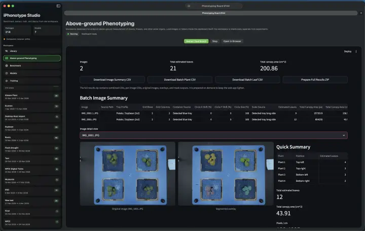 Mac Companion benchmark alignment studio showing benchmark RGB frame comparison.
